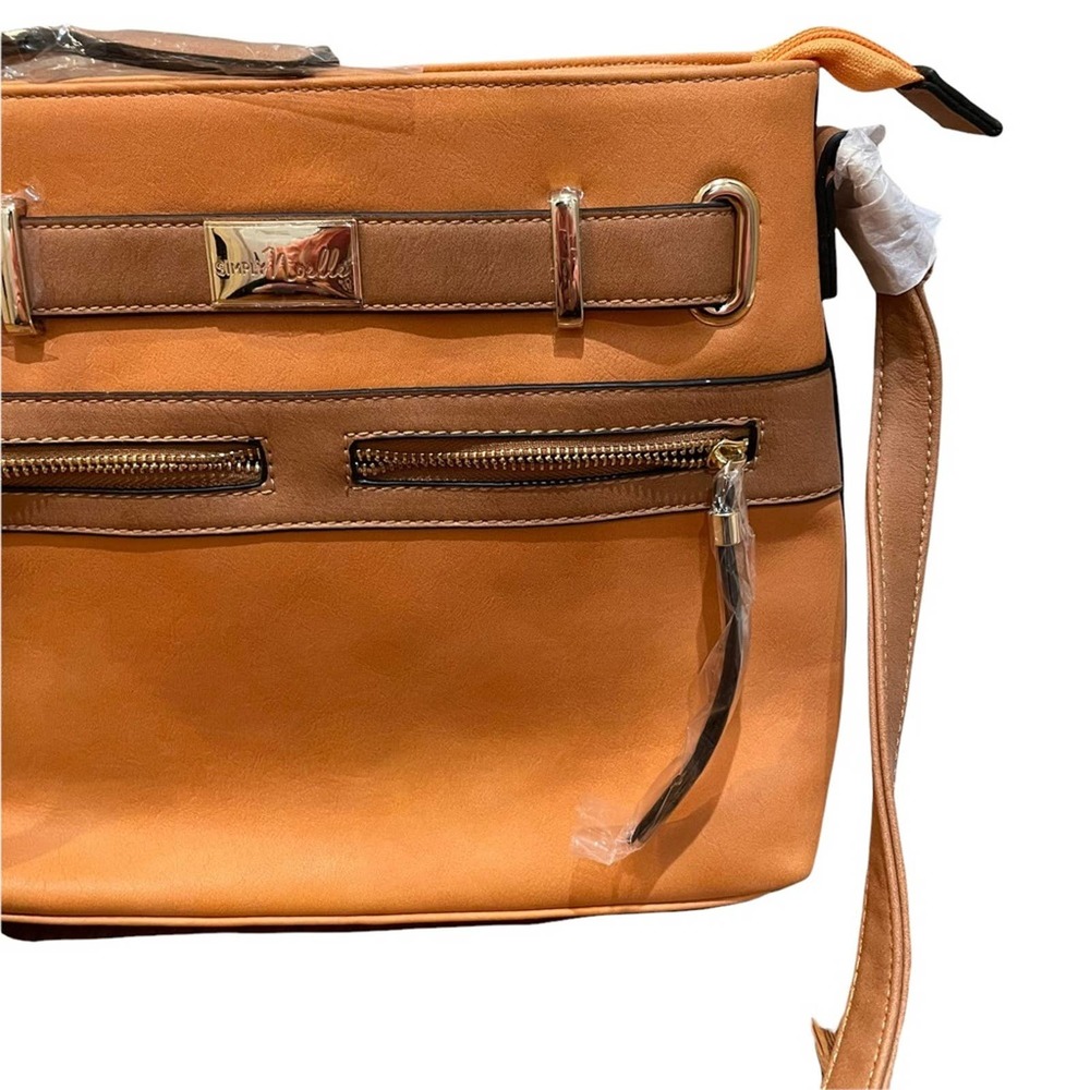 Simply Noelle Shoulder Bag Honey Orange New With Tags - Picture 4 of 11
